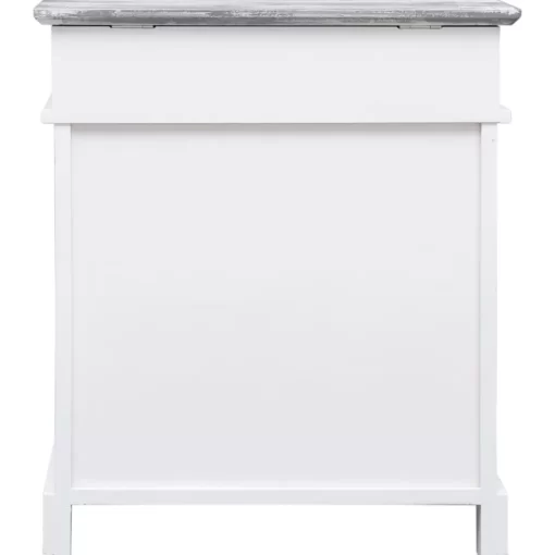 vidaXL Household Supplies* Shoe Cabinet Gray 19.7"X11"X22.8" Paulownia Wood