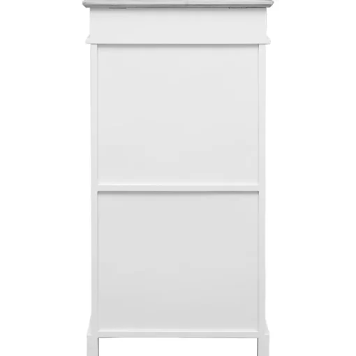 vidaXL Household Supplies* Shoe Cabinet Gray 19.7"X11"X38.6" Paulownia Wood