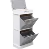 vidaXL Household Supplies* Shoe Cabinet Gray 19.7