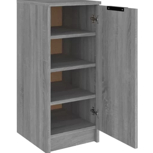 vidaXL Household Supplies* Shoe Cabinet Gray Sonoma 11.8"X13.8"X27.6" Engineered Wood