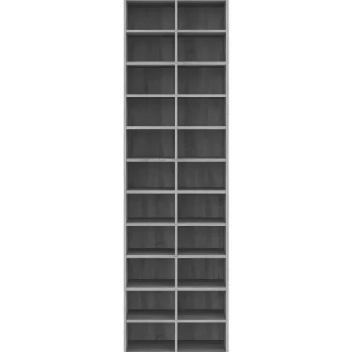 vidaXL Household Supplies* Shoe Cabinet Gray Sonoma 21.3"X13.4"X72" Engineered Wood