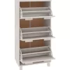 vidaXL Household Supplies* Shoe Cabinet Hamar White 23.4