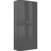 vidaXL Household Supplies* Shoe Cabinet High Gloss Gray 31.5