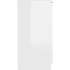 vidaXL Household Supplies* Shoe Cabinet High Gloss White 11.8