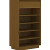 vidaXL Household Supplies* Shoe Cabinet Honey Brown 23.6