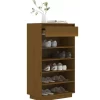 vidaXL Household Supplies* Shoe Cabinet Honey Brown 23.6