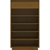 vidaXL Household Supplies* Shoe Cabinet Honey Brown 23.6