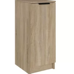 vidaXL Household Supplies* Shoe Cabinet Sonoma Oak 11.8"X13.8"X27.6" Engineered Wood