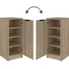 vidaXL Household Supplies* Shoe Cabinet Sonoma Oak 11.8