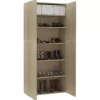 vidaXL Household Supplies* Shoe Cabinet Sonoma Oak 31.5