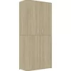 vidaXL Household Supplies* Shoe Cabinet Sonoma Oak 31.5