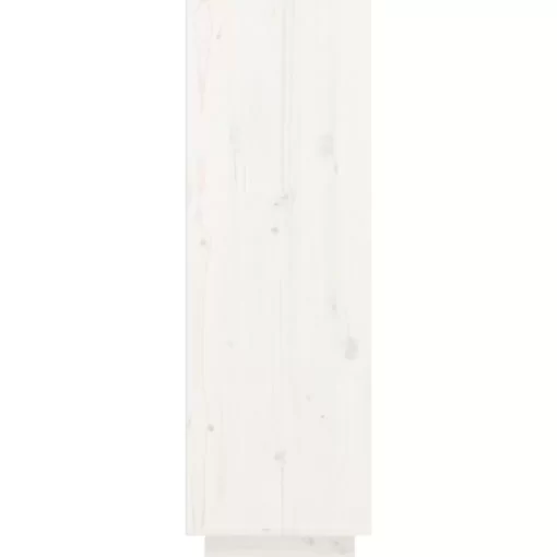 vidaXL Household Supplies* Shoe Cabinet White 13.4"X11.8"X41.3" Solid Wood Pine