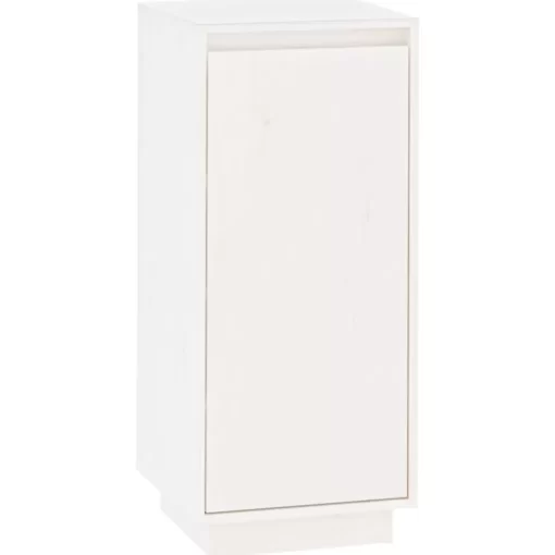 vidaXL Household Supplies* Shoe Cabinet White 13.8"X13.8"X31.5" Solid Wood Pine