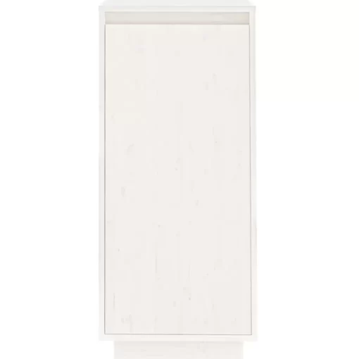 vidaXL Household Supplies* Shoe Cabinet White 13.8"X13.8"X31.5" Solid Wood Pine