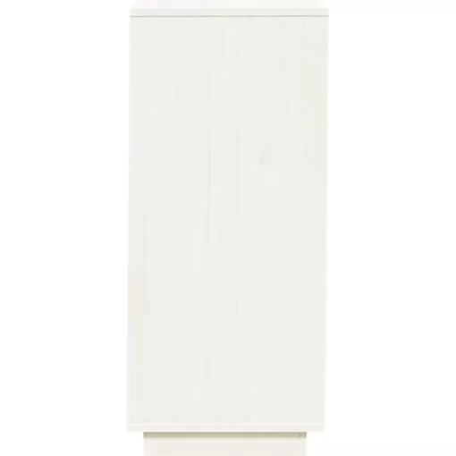 vidaXL Household Supplies* Shoe Cabinet White 13.8"X13.8"X31.5" Solid Wood Pine