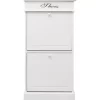 vidaXL Household Supplies* Shoe Cabinet White 19.7