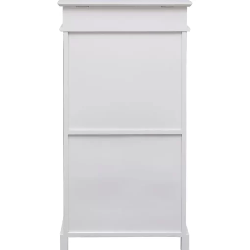 vidaXL Household Supplies* Shoe Cabinet White 19.7"X11"X38.6" Paulownia Wood