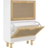 vidaXL Household Supplies* Shoe Cabinet White 20.5