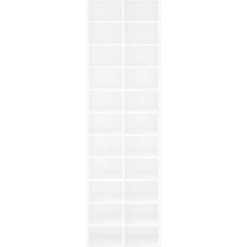 vidaXL Household Supplies* Shoe Cabinet White 21.3"X13.4"X72" Engineered Wood