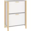 vidaXL Household Supplies* Shoe Cabinet White 22.6