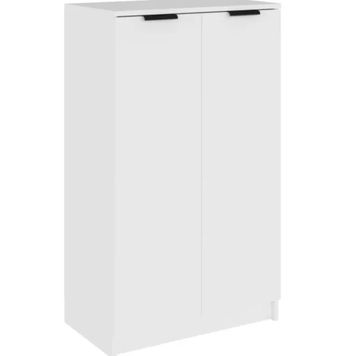 vidaXL Household Supplies* Shoe Cabinet White 23.2"X13.8"X39.4" Engineered Wood