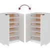 vidaXL Household Supplies* Shoe Cabinet White 23.2