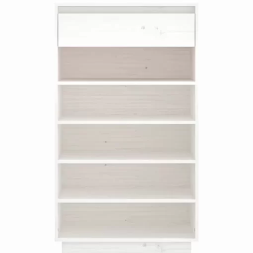 vidaXL Household Supplies* Shoe Cabinet White 23.6"X13.4"X41.3" Solid Wood Pine