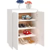 vidaXL Household Supplies* Shoe Cabinet White 23.6