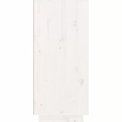 vidaXL Household Supplies* Shoe Cabinet White 23.6"X13.8"X31.5" Solid Wood Pine