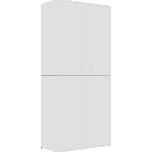 vidaXL Household Supplies* Shoe Cabinet White 31.5"X15.4"X70.1" Engineered Wood