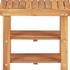 vidaXL Household Supplies* Shoe Rack 19.6"X12.5"X17.7" Solid Acacia Wood