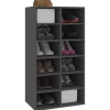 vidaXL Household Supplies* Shoe Rack Gray 21.3