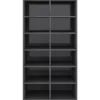 vidaXL Household Supplies* Shoe Rack High Gloss Gray 21.3