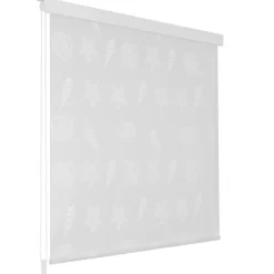 vidaXL Bathroom Accessories* Shower Roller Blind 31.5"X94.5" Sea Star