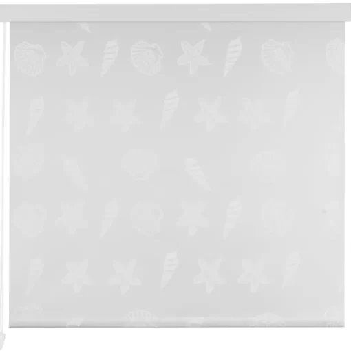 vidaXL Bathroom Accessories* Shower Roller Blind 31.5"X94.5" Sea Star