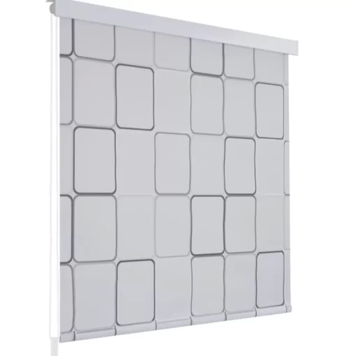 vidaXL Bathroom Accessories* Shower Roller Blind 31.5"X94.5" Square