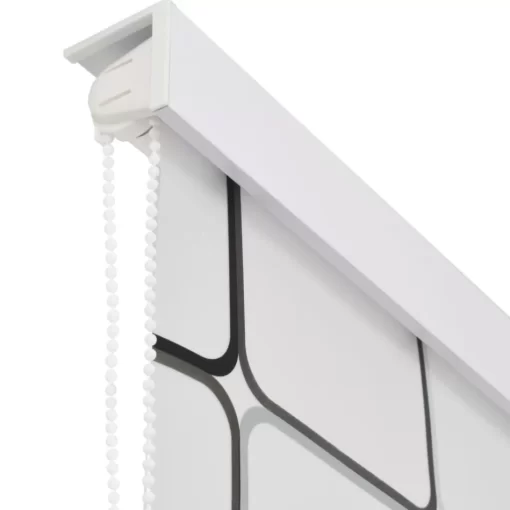 vidaXL Bathroom Accessories* Shower Roller Blind 31.5"X94.5" Square