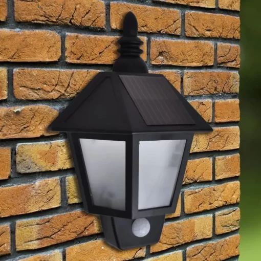 vidaXL Lighting* Solar Wall Lamp With Motion Sensor