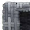 vidaXL Pool & Spa* Spa Step Gray Poly Rattan 36.2