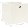 vidaXL Household Supplies* Storage Boxes 4 Pcs White 12.6