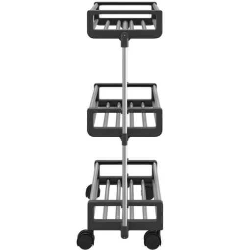 vidaXL Household Supplies* Storage Trolley 23.2"X7.9"X29.5" Aluminum