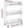 vidaXL Household Supplies* Storage Trolley 23.2