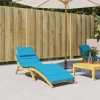 vidaXL Decor* Sun Lounger Cushion Blue 73.2