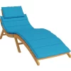 vidaXL Decor* Sun Lounger Cushion Blue 73.2