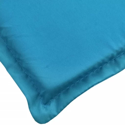 vidaXL Decor* Sun Lounger Cushion Blue 73.2"X22.8"X1.2"