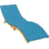 vidaXL Decor* Sun Lounger Cushion Blue 78.7