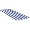 vidaXL Decor* Sun Lounger Cushion Blue&White Stripe Oxford Fabric