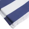 vidaXL Decor* Sun Lounger Cushion Blue&White Stripe Oxford Fabric