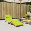 vidaXL Decor* Sun Lounger Cushion Bright Green 73.2