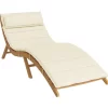 vidaXL Decor* Sun Lounger Cushion Cream 70.9